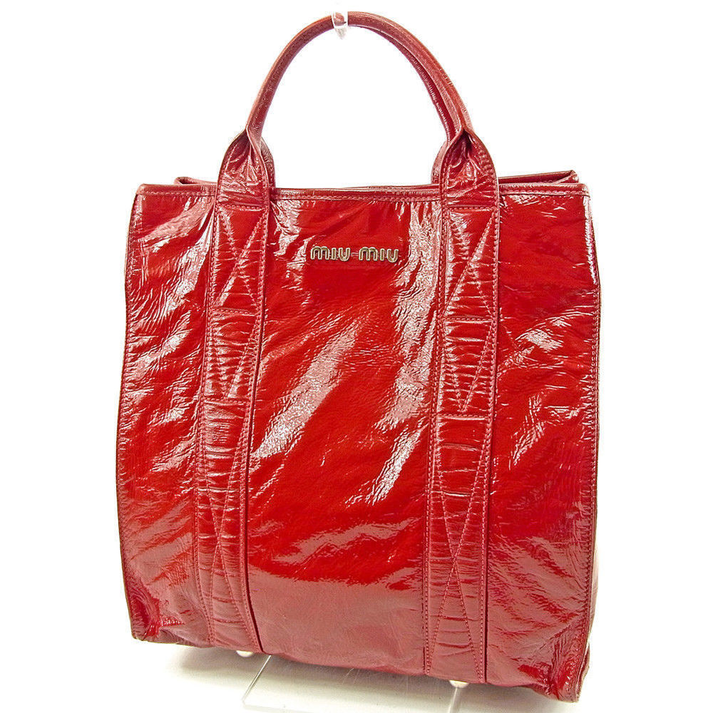 Miu Miu Bag Red Patent - image 1